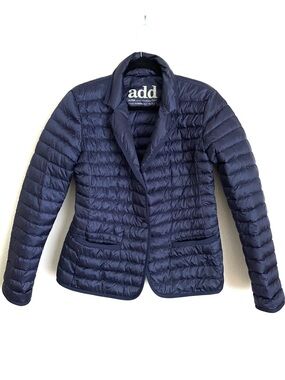 ADD Down Ultra Light Quilted Blazer Jacket (Sz 10 or M)